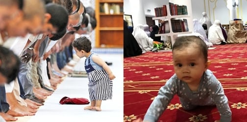 tip bawa anak ke masjid
